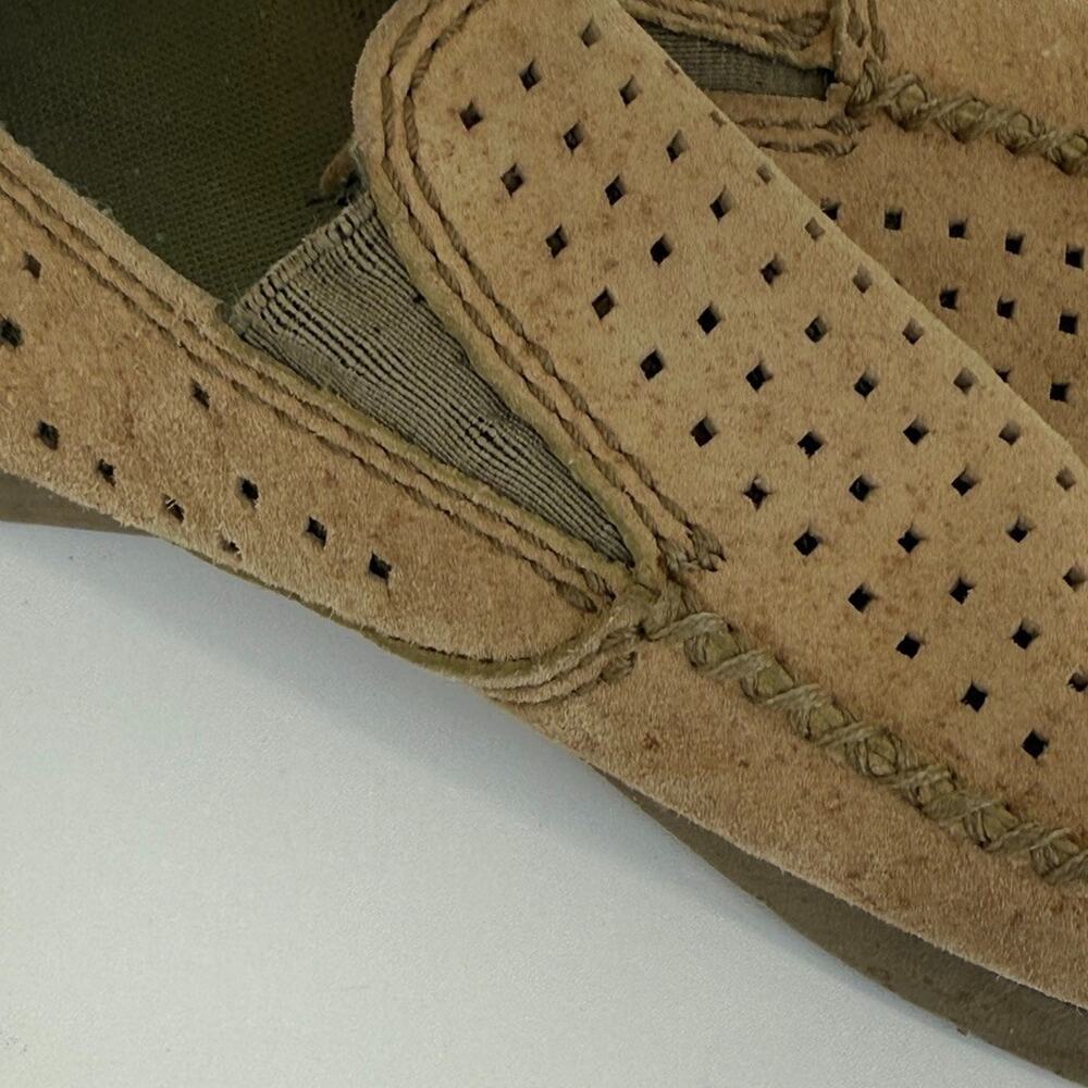 Patagonia Mens Shoes Size 12 Maui Slip On Loafer Perforated Comfort Beige - Picture 6 of 16